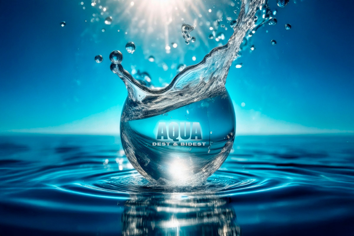 Aqua Dest und Aqua Bidest - destiliertes Wasser
